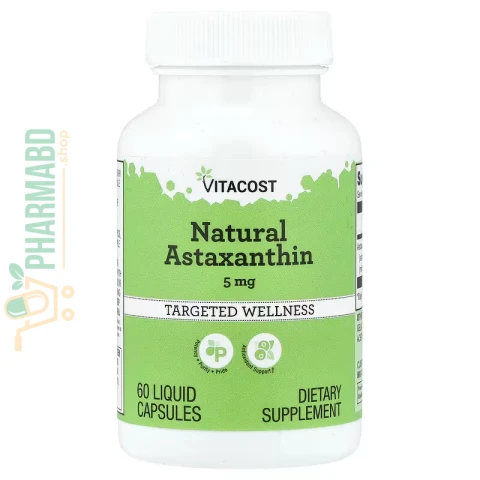 Vitacost, Natural Astaxanthin, 5 mg, 60 Liquid Caps