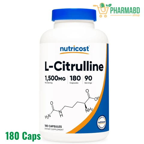 Nutricost L- Citrulline Supplement 180 Capsules