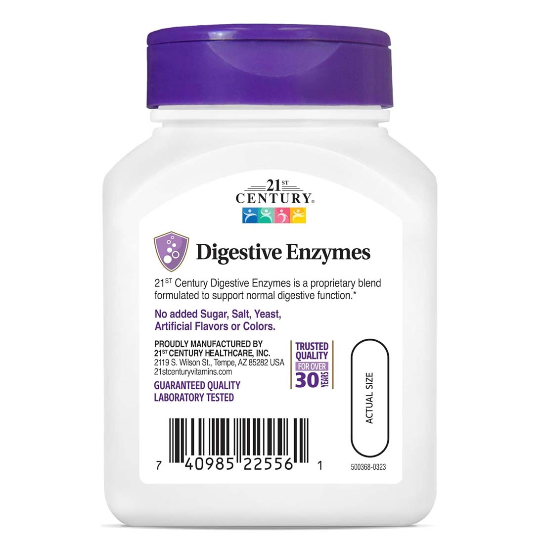 21st Century Digestive Enzymes Dietary supplement 60 Capsules