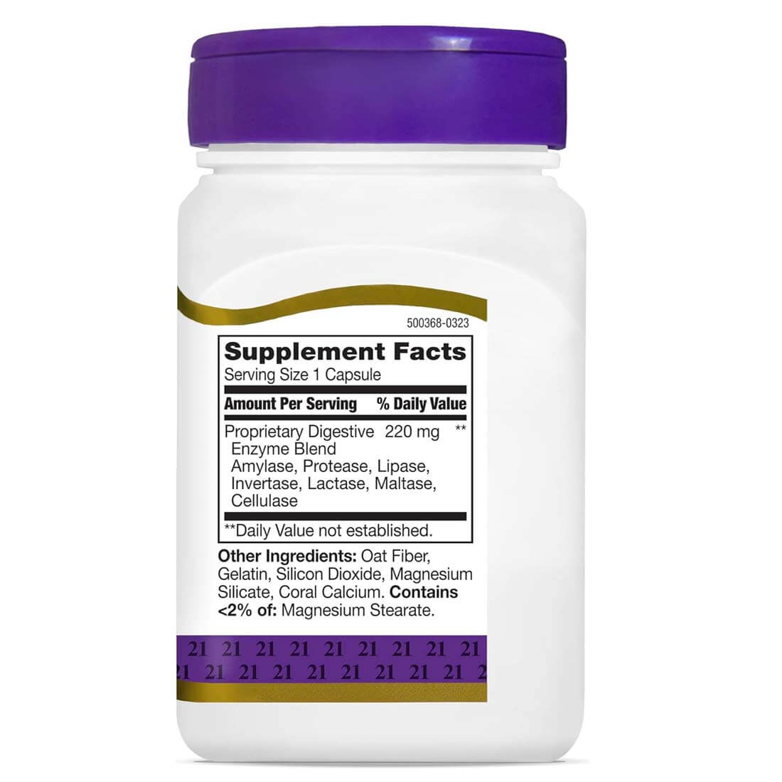 21st Century Digestive Enzymes Dietary supplement 60 Capsules