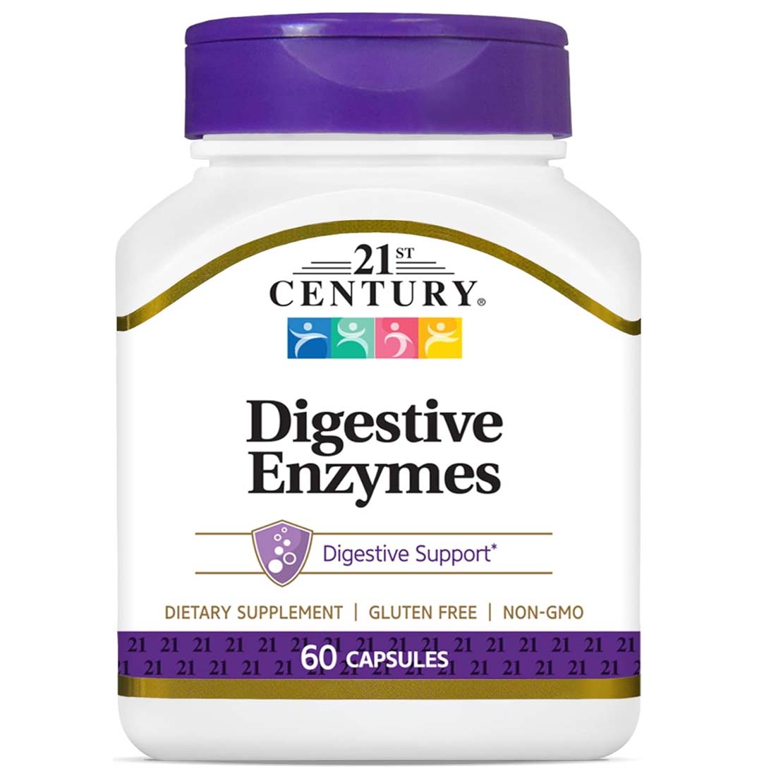 21st Century Digestive Enzymes Dietary supplement 60 Capsules