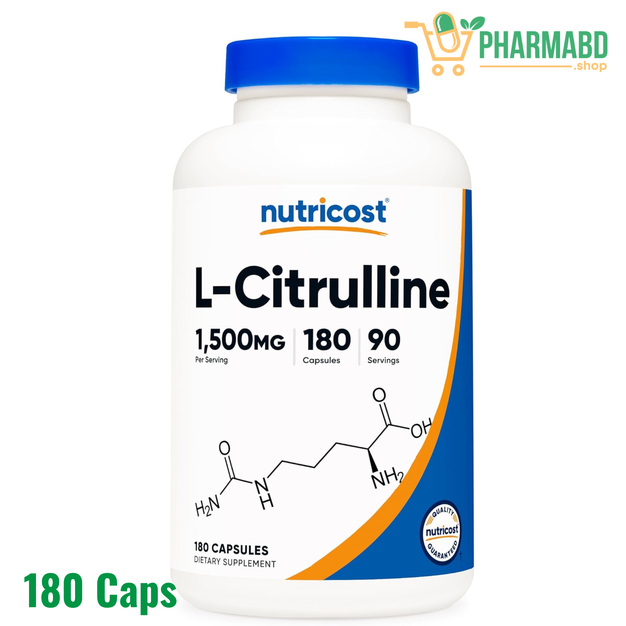 Nutricost L- Citrulline Supplement 180 Capsules