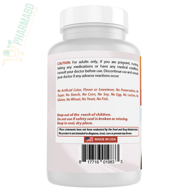 Best Naturals Nettle Leaf Extract Supplement 5000 mg 120 Capsules
