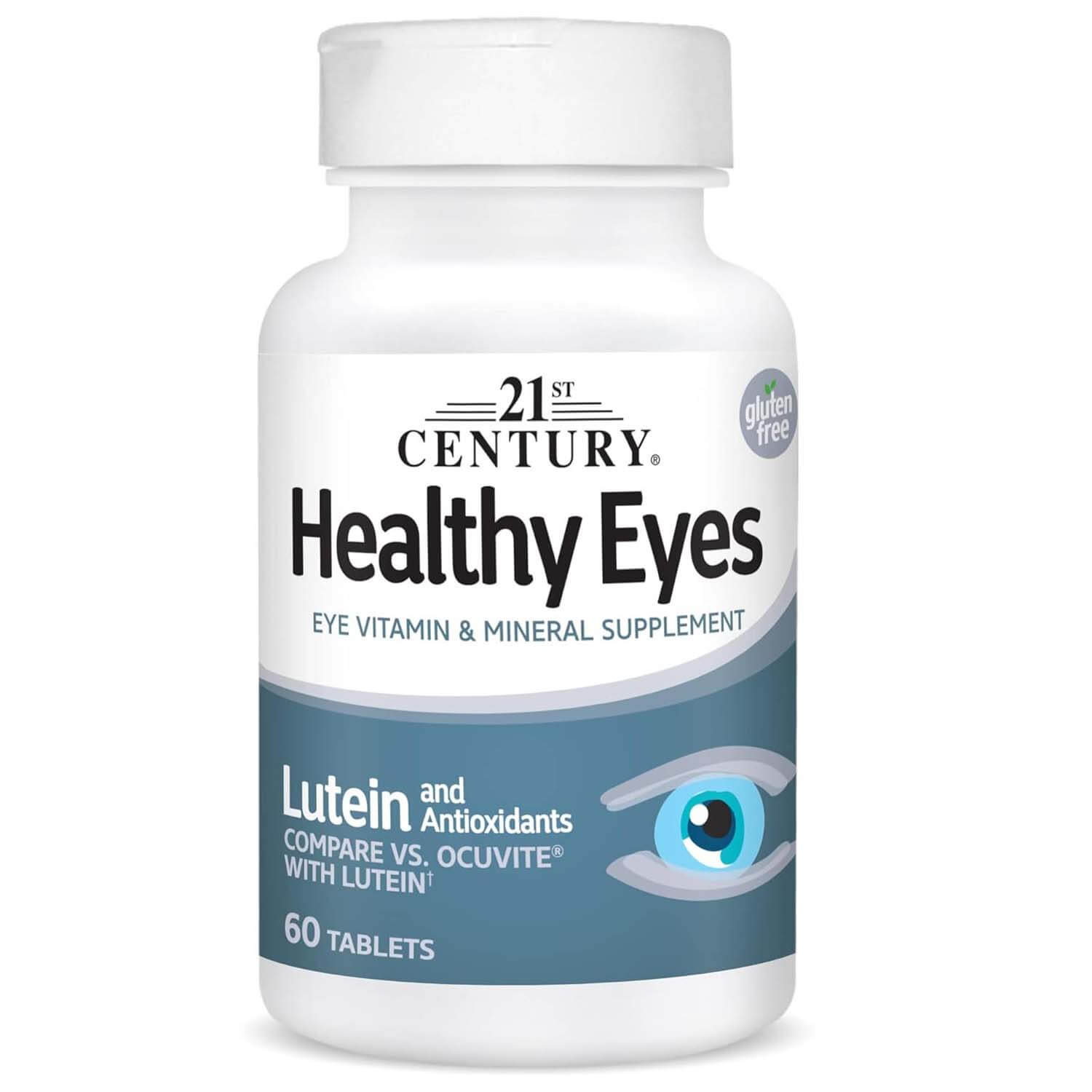 21st Century Healthy Eyes, Lutein & Antioxidants Supplement 60 Tablets