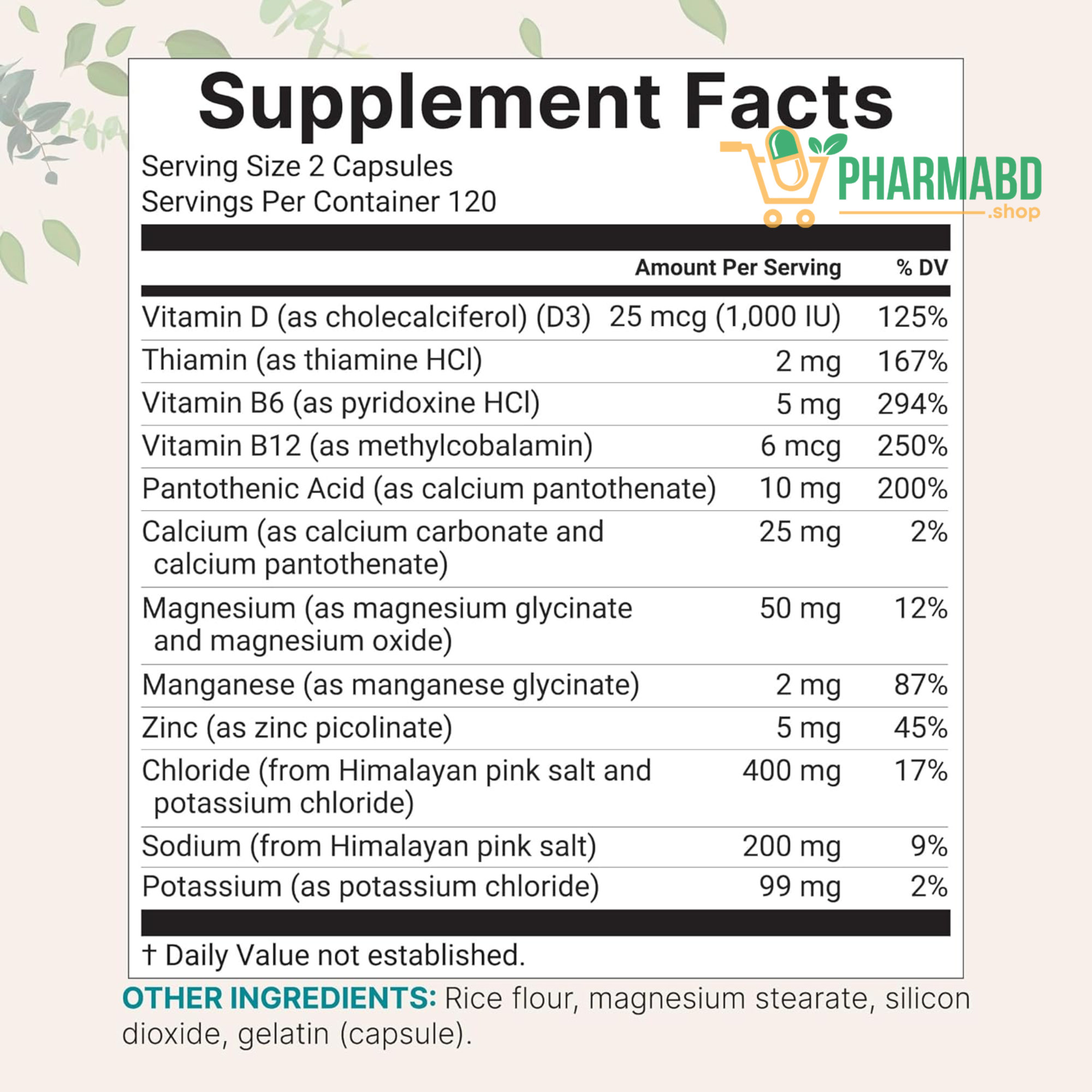 Micro Ingredients, Advanced Electrolyte Complex With Multivitamins Supplement, 240 Capsules