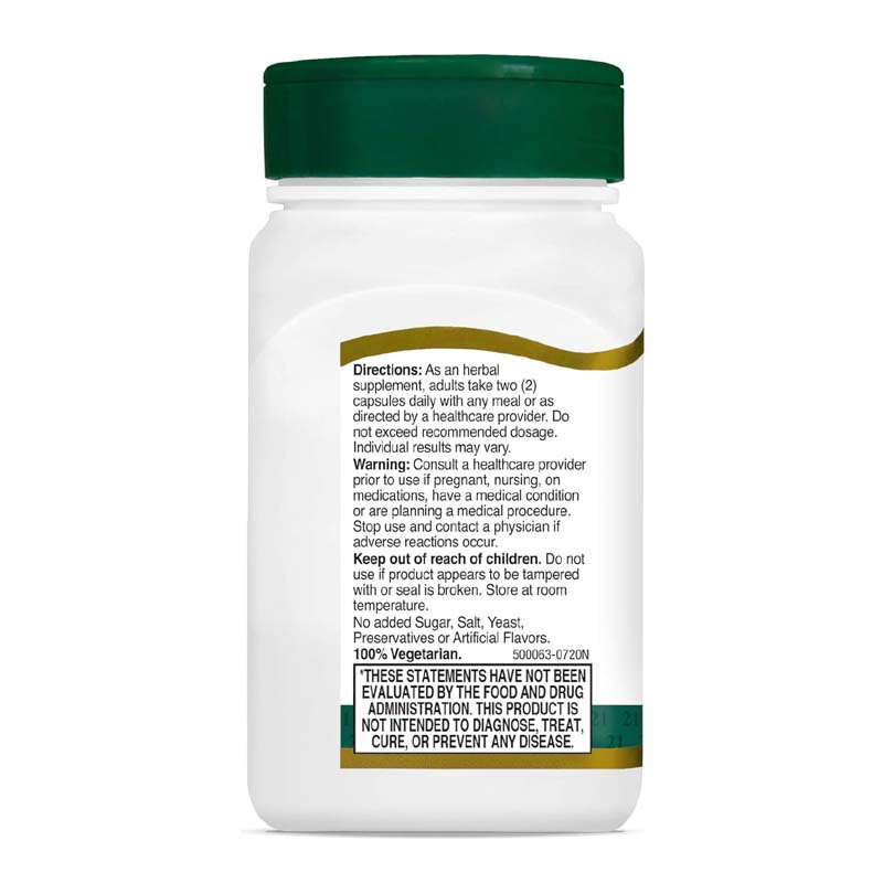 21st Century Ginseng Extract Veg Capsules, 60 Capsules