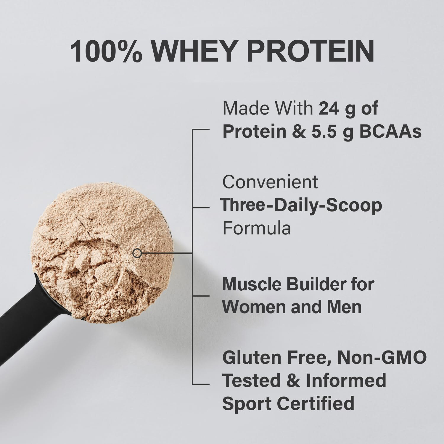 QIUMI Whey Protein Powder Milk Chocolate 200 grams