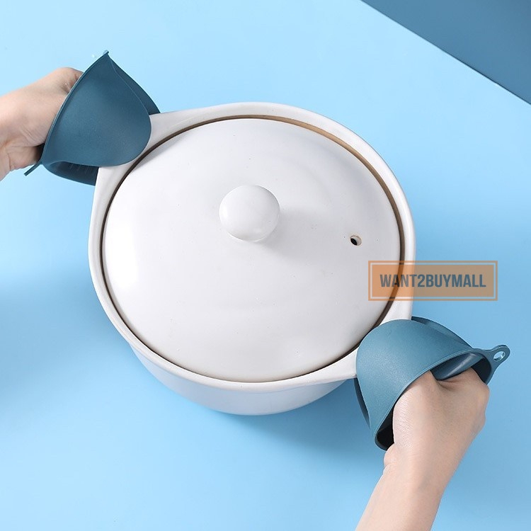 Anti-Scald Bowl Clamp Kitchen Bowl & Plate Glove, 2 Pcs