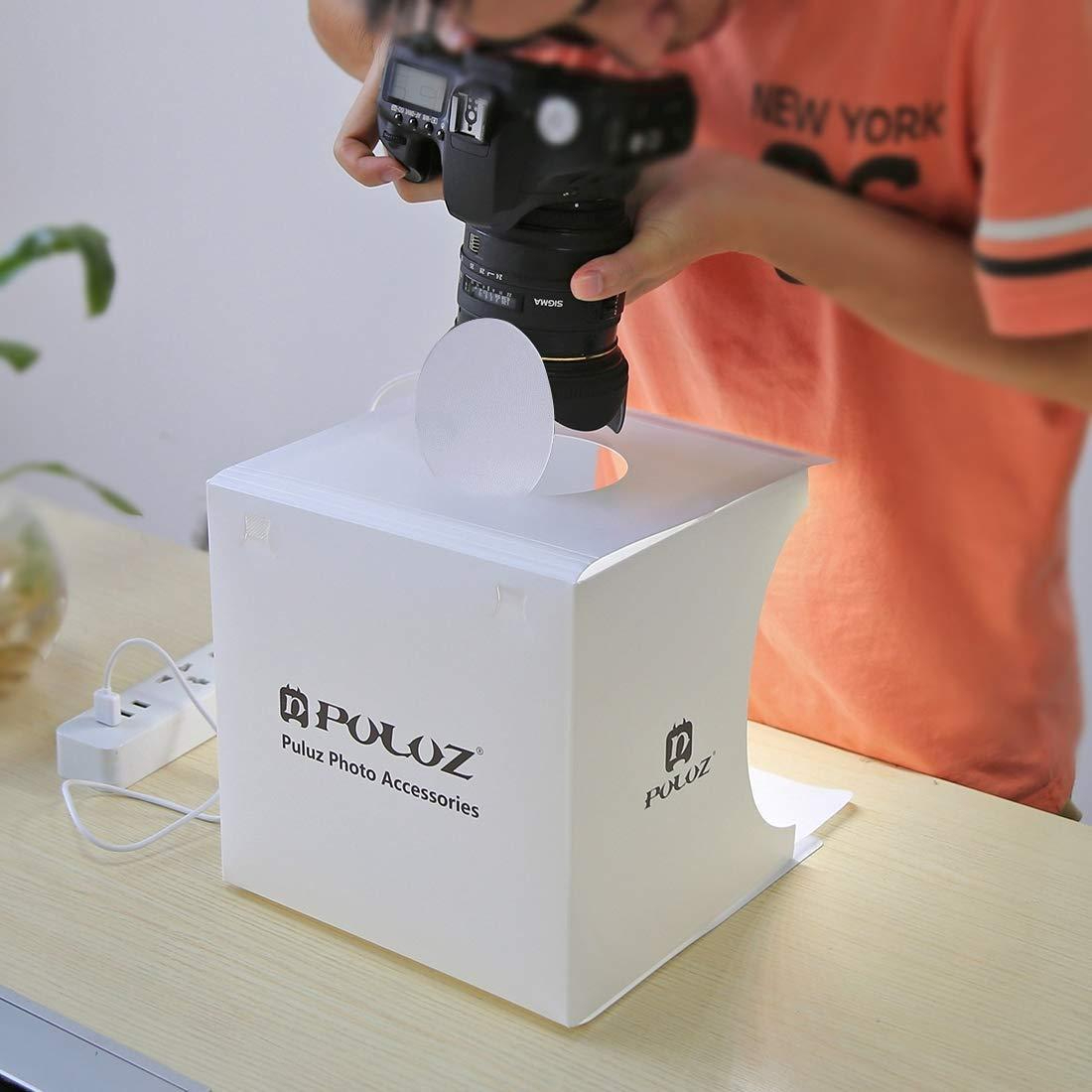 Mini Studio Product Photography Light Box with 6 Backdrops