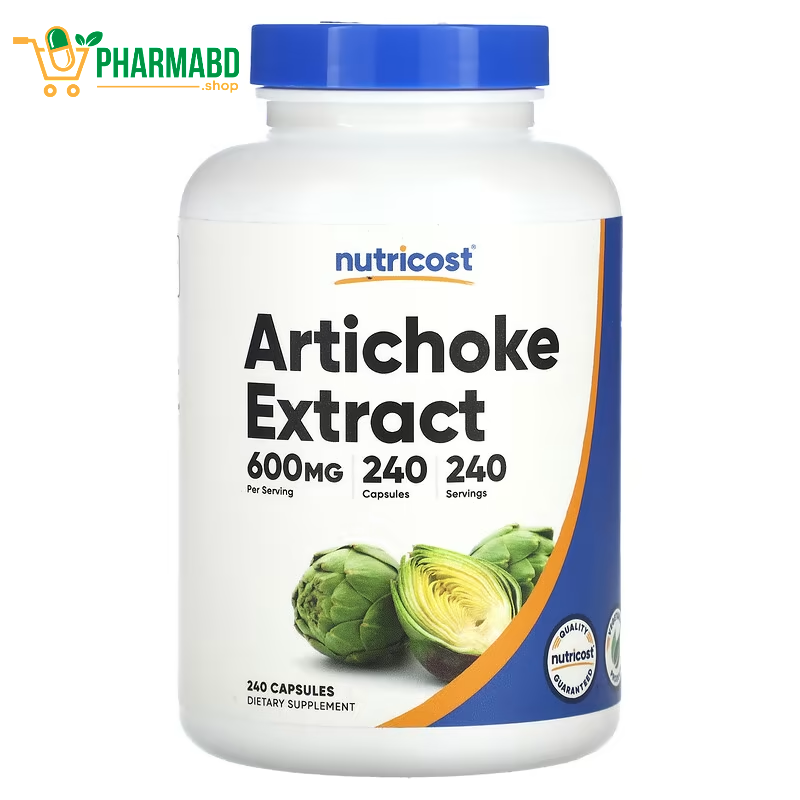 Nutricost Artichoke Extract 600mg, 240 Vegetarian Capsules