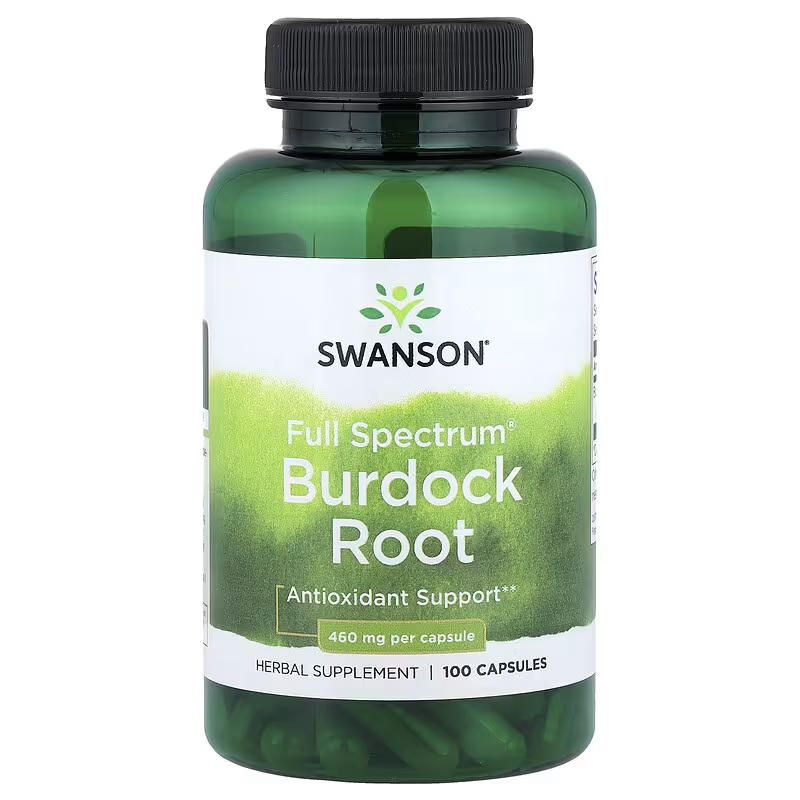 Swanson Full Spectrum Burdock Root, 100 Capsules