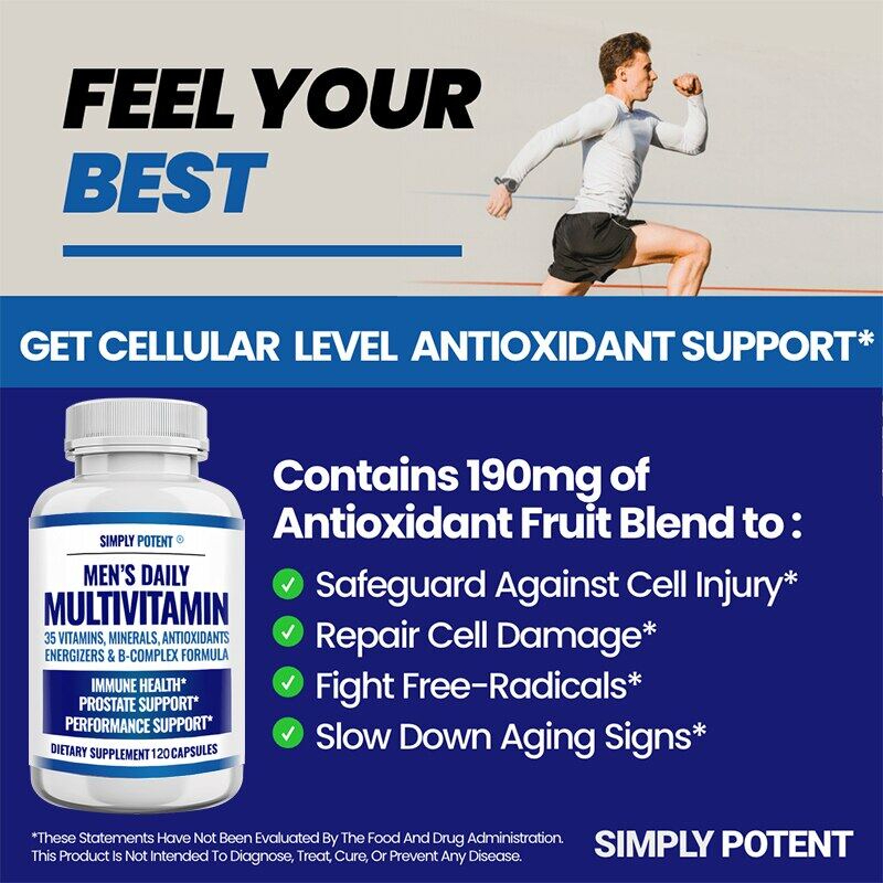 Daily Men's Multivitamins with Vitamin 120 Capsules