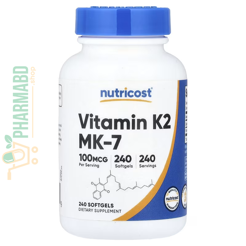 Nutricost Vitamin K2, MK-7 100 mcg 240 Capsules
