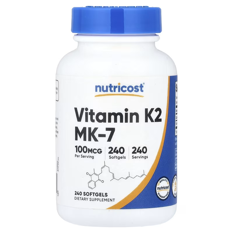 Nutricost Vitamin K2, MK-7 100 mcg 240 Capsules